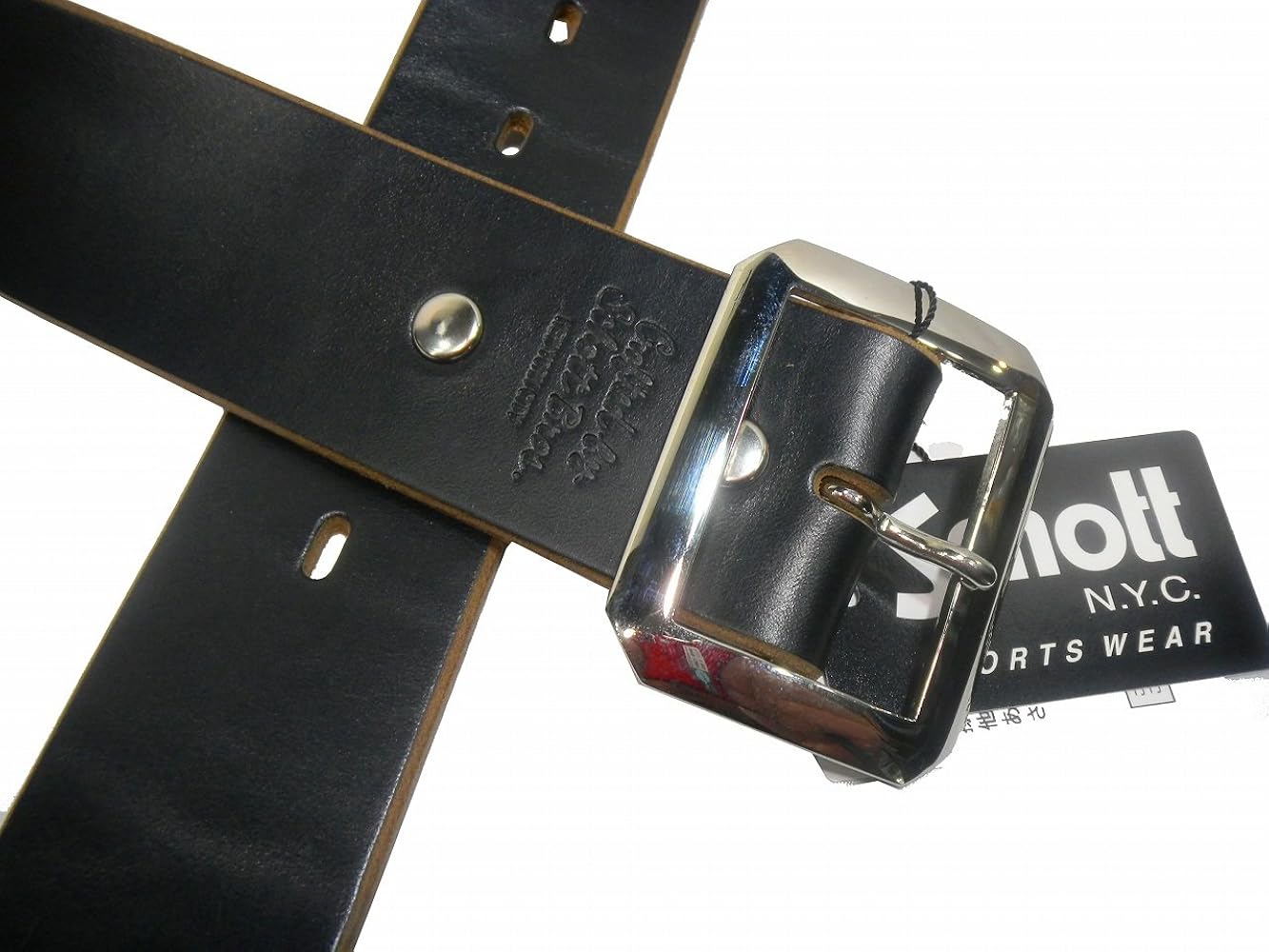 Schott　ベルト　38　ブラック　牛革　3119004 Schott ベルト 38 ブラック 牛革 3119004 楽天市場】【ポイント